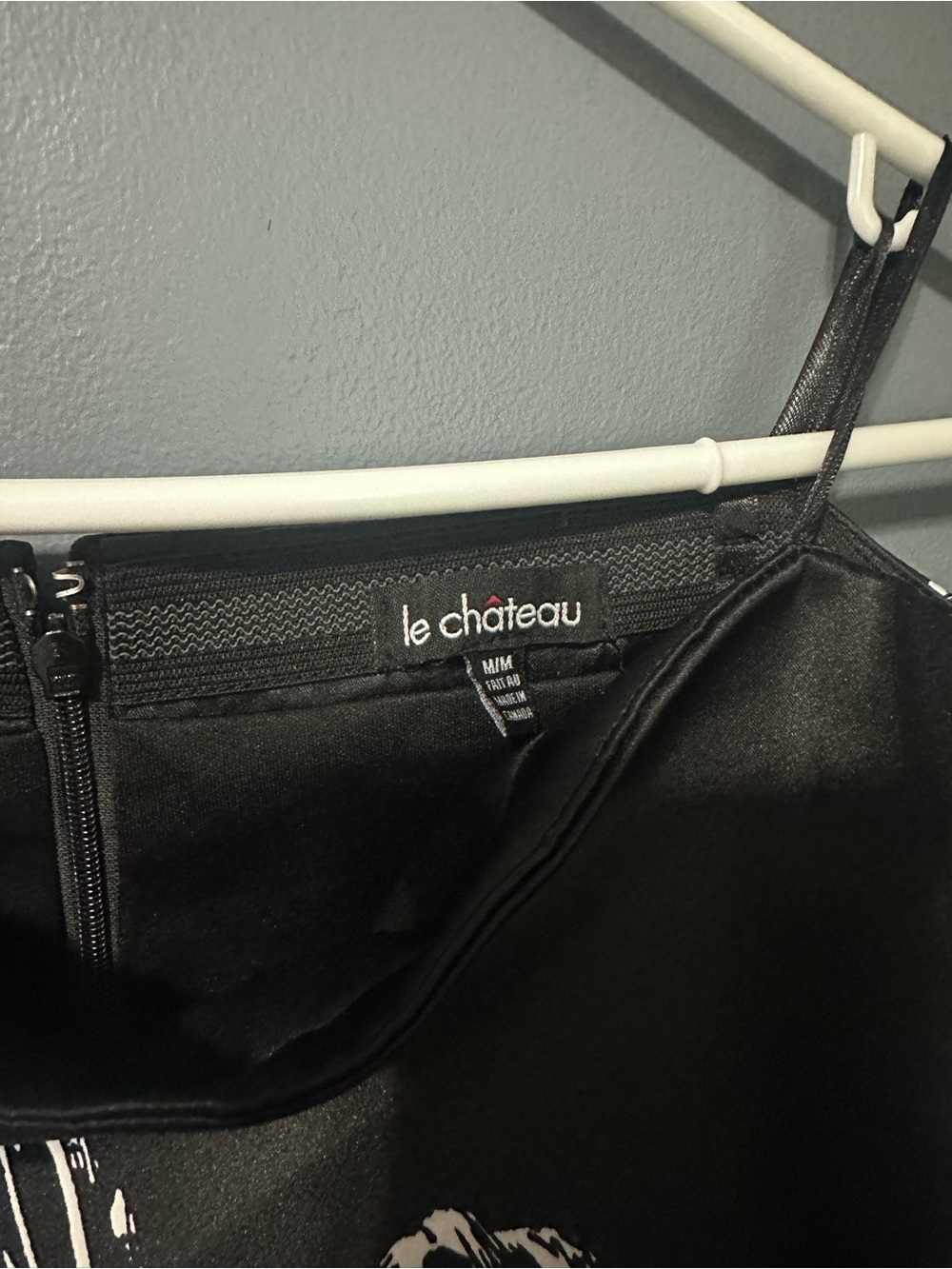 le chateau Black & White Floral Midi Slip Dress - Picture 3 of 5